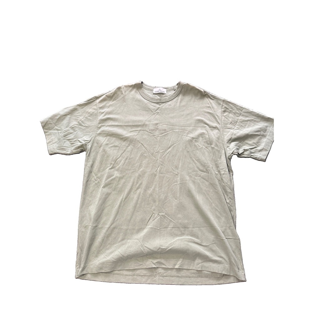 Stone Island sage green crewneck t-shirt Mens Size XXL New Without Tag